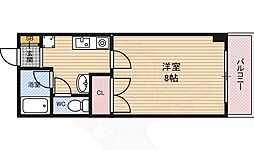 サンプラザ海老江 1Kの間取図画像
