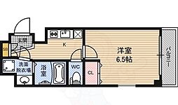 プライムコート玉川 1Kの間取図画像