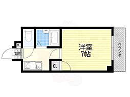 メゾンコーエイ 1Kの間取図画像