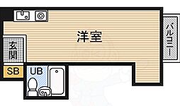 昭和グランドハイツ吉野 ワンルームの間取図画像