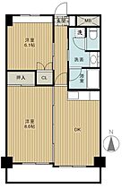 バリアントＧ 303 ｜ 千葉県船橋市葛飾町2丁目（賃貸マンション2DK・3階・52.89㎡） その2