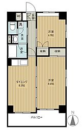 VARIANTG. 2DKの間取図画像