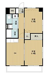 VARIANTG. 2DKの間取図画像