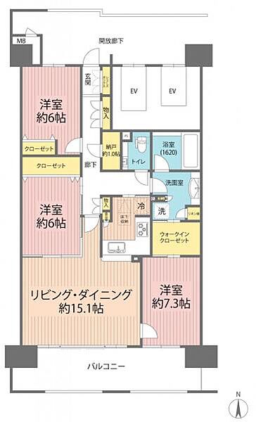 間取りを拡大表示