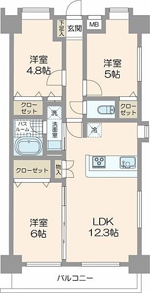 間取りを拡大表示