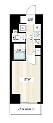 ルーブル池上伍番館 4階1Kの間取り