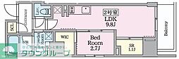 プライムブリス横濱関内 1LDKの間取図画像