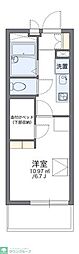 レオパレスFountA 1Kの間取図画像