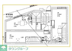 タイプ戸越公園(TYPE戸越公園) 1LDKの間取図画像