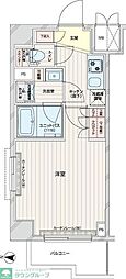 ルーブル本羽田 1Kの間取図画像