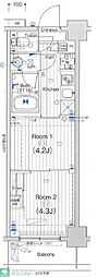 ガーラ雑色グランドステージ 2Kの間取図画像