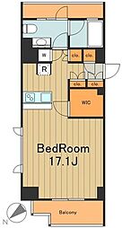 RESIDIA品川 ワンルームの間取図画像