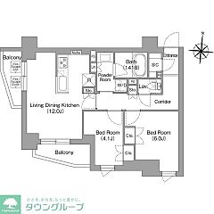 物件の間取り