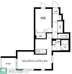 レガーロ 1LDKの間取図画像