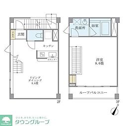 ファイブハイツ 1LDKの間取図画像