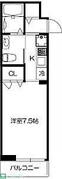 Rassurer 1Kの間取図画像