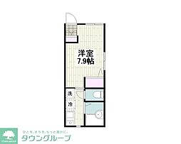 JR京浜東北・根岸線 大森駅 徒歩7分の賃貸マンション 1階1Kの間取り