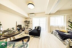 都営大江戸線 勝どき駅 徒歩13分の賃貸マンション 15階1LDKのリビング/ダイニング