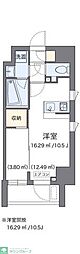 LOVIE麻布十番 ワンルームの間取図画像