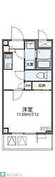 LEONEXTシマノ 1Kの間取図画像