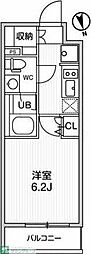 ALTERNAお花茶屋 1Kの間取図画像