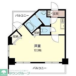 エスティメゾン品川シーサイド2 1Kの間取図画像