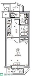 RELUXIAAYASE2 1Kの間取図画像