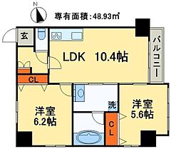 物件の間取り