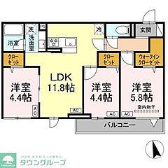 物件の間取り