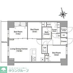 物件の間取り