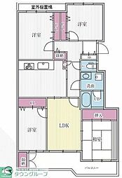 東急東横線 反町駅 徒歩13分の賃貸マンション 4階4LDKの間取り