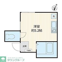 IDEA横浜星川 ワンルームの間取図画像