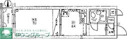 セザール桜ヶ丘 1DKの間取図画像