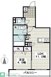 仮)円行2丁目メゾン 1LDKの間取図画像