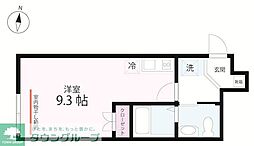 QUIET CRAB HOUSE IL MONTE(イルモン ワンルームの間取図画像