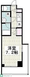 ガーラ・プレシャス横浜西谷 1Kの間取図画像