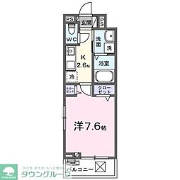 ラ・タミト 1Kの間取図画像