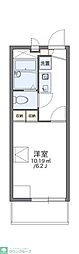 レオパレスELAN2 1Kの間取図画像