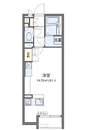 レオネクストガルデニア ワンルームの間取図画像