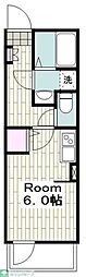 Luxess上大岡 ワンルームの間取図画像