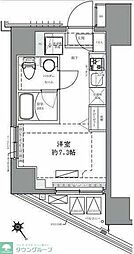 AZEST関内 ワンルームの間取図画像