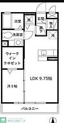 コートロイヤルアネックス 1LDKの間取図画像