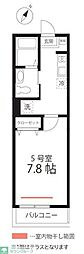 QUIET CRAB HOUSE 金沢文庫(仮) 1Kの間取図画像