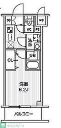 S-RESIDENCE横濱磯子alize 1Kの間取図画像