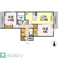 物件の間取り