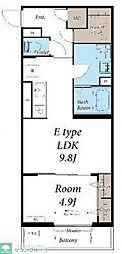 リブリ・戸塚 1LDKの間取図画像