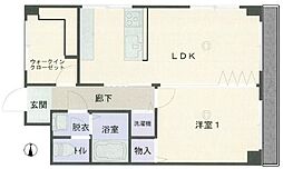 セーフズマンション 1SLDKの間取図画像