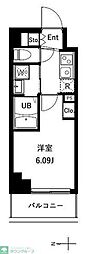アーバンパーク川口並木 1Kの間取図画像