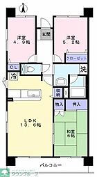与野本町ハイツ 3LDKの間取図画像