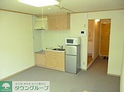 レオパレス武蔵砂川I 1階1Kのリビング/ダイニング